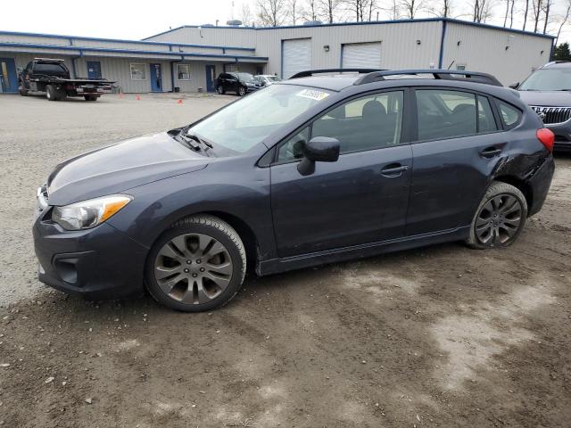 JF1GPAL67E8253251 - 2014 SUBARU IMPREZA SPORT PREMIUM GRAY photo 1