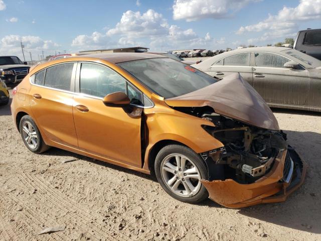 3G1BE6SM2HS574335 - 2017 CHEVROLET CRUZE LT ORANGE photo 4