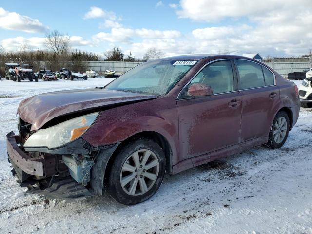 4S3BMCC64C3002836 - 2012 SUBARU LEGACY 2.5I PREMIUM RED photo 1