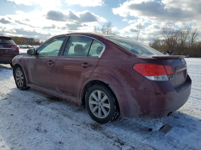 4S3BMCC64C3002836 - 2012 SUBARU LEGACY 2.5I PREMIUM RED photo 2