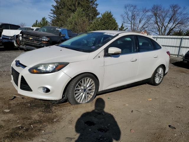 1FADP3J27EL417349 - 2014 FORD FOCUS TITANIUM WHITE photo 1