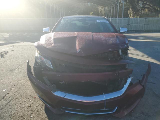 2G1145S33G9141019 - 2016 CHEVROLET IMPALA LTZ BURGUNDY photo 5