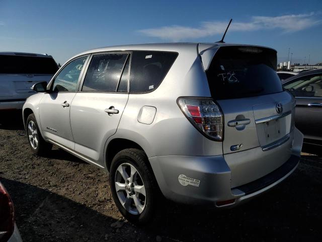 2T3YL4DV9DW001995 - 2013 TOYOTA RAV4 EV SILVER photo 2