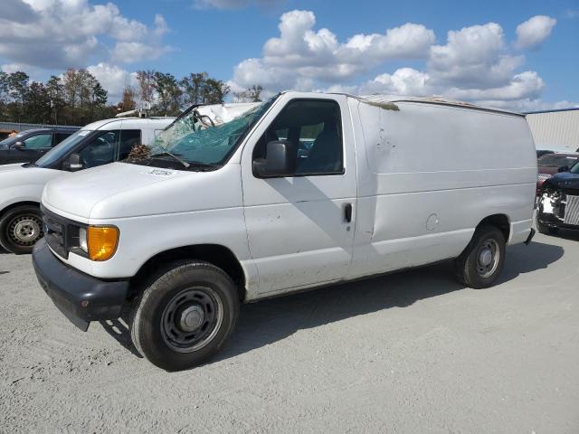 1FTRE14W55HB03825 - 2005 FORD ECONOLINE E150 VAN WHITE photo 1