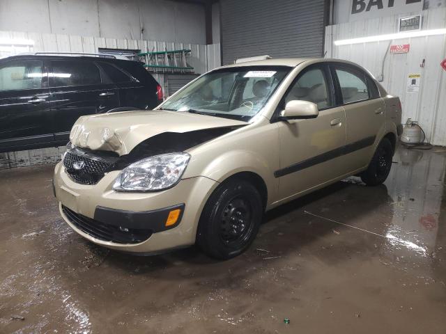 KNADE223996497854 - 2009 KIA RIO BASE BEIGE photo 1