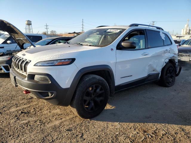 1C4PJMBSXFW604226 - 2015 JEEP CHEROKEE TRAILHAWK WHITE photo 1