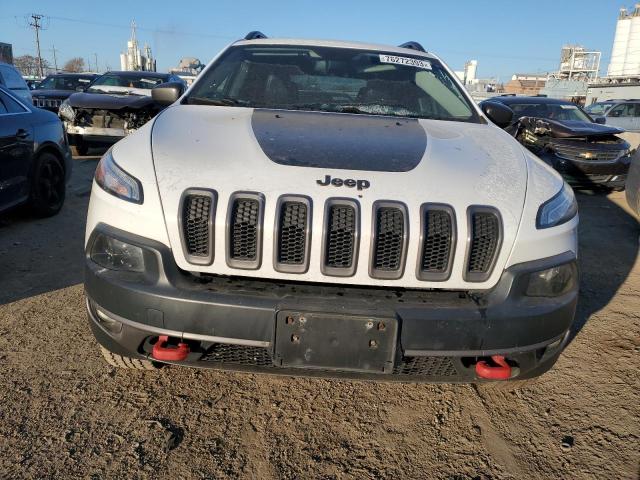 1C4PJMBSXFW604226 - 2015 JEEP CHEROKEE TRAILHAWK WHITE photo 5