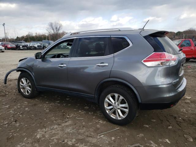 KNMAT2MV1GP662720 - 2016 NISSAN ROGUE S GRAY photo 2