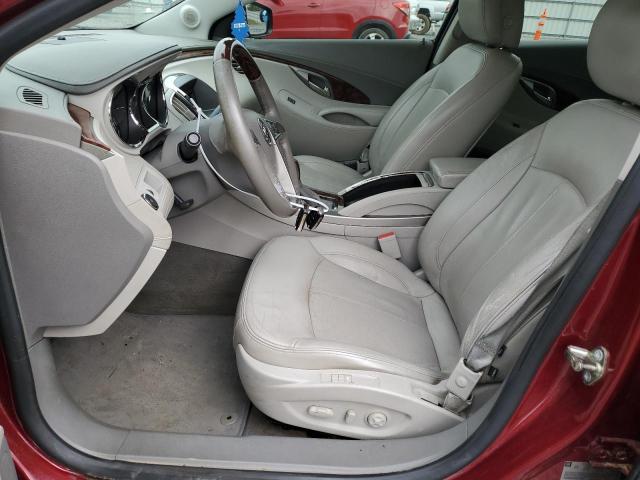 1G4GE5EVXAF216515 - 2010 BUICK LACROSSE CXS RED photo 7