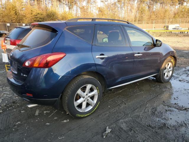 JN8AZ18WX9W106415 - 2009 NISSAN MURANO S BLUE photo 3