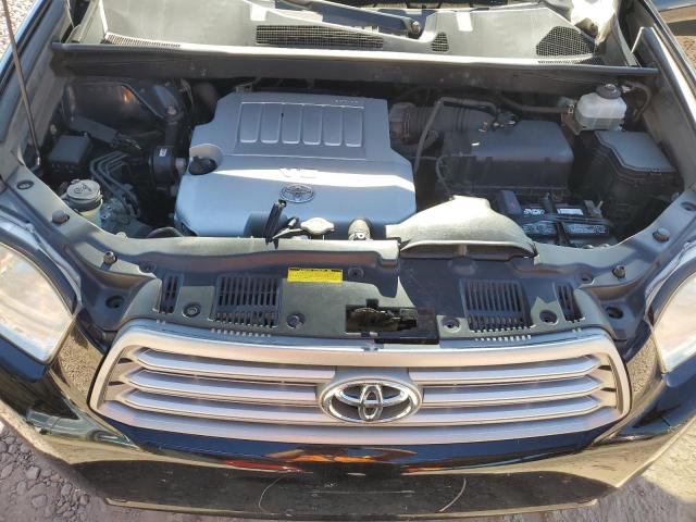 JTEES41A582034574 - 2008 TOYOTA HIGHLANDER BLACK photo 12