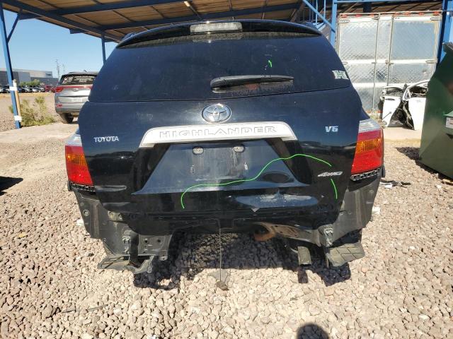 JTEES41A582034574 - 2008 TOYOTA HIGHLANDER BLACK photo 6