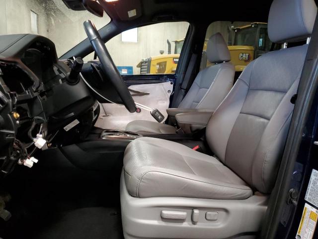 5FNYF8H57MB010368 - 2021 HONDA PASSPORT EXL BLUE photo 7