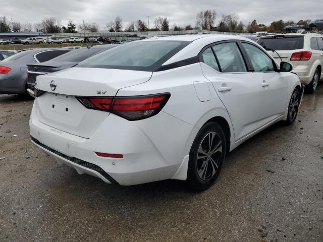 3N1AB8CV5LY284338 - 2020 NISSAN SENTRA SV WHITE photo 3