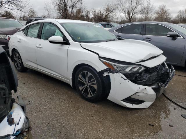 3N1AB8CV5LY284338 - 2020 NISSAN SENTRA SV WHITE photo 4