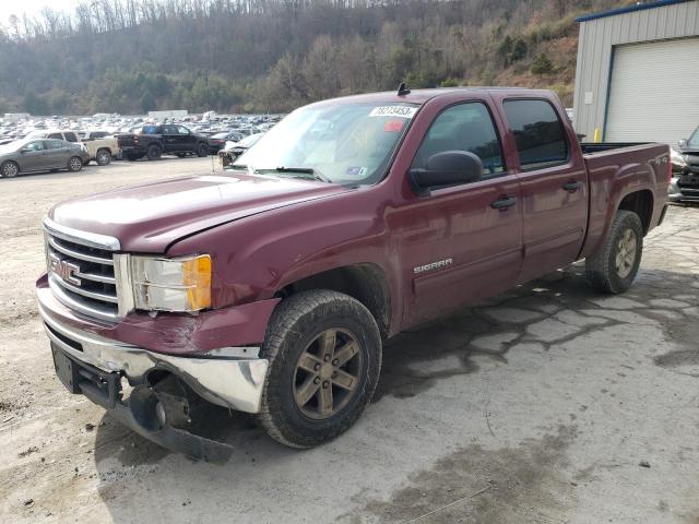 3GTP2VE78DG145784 - 2013 GMC SIERRA K1500 SLE BURGUNDY photo 1