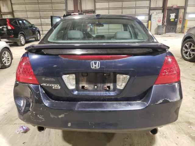 1HGCM66887A022142 - 2007 HONDA ACCORD EX BLUE photo 6