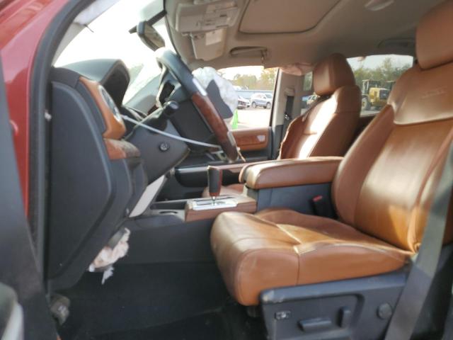 5TFAW5F11EX350882 - 2014 TOYOTA TUNDRA CREWMAX PLATINUM Kastanienbraun Foto 7