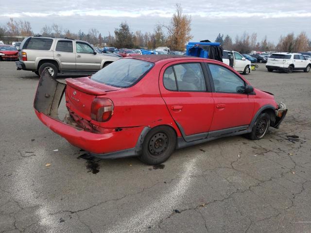 JTDBT123510124893 - 2001 TOYOTA ECHO RED photo 3