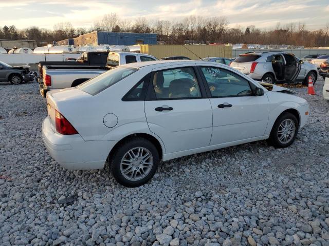 1FAHP34N37W334414 - 2007 FORD FOCUS ZX4 WHITE photo 3