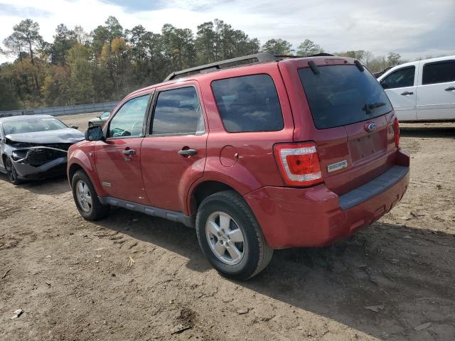 1FMCU03178KA33160 - 2008 FORD ESCAPE XLT RED photo 2