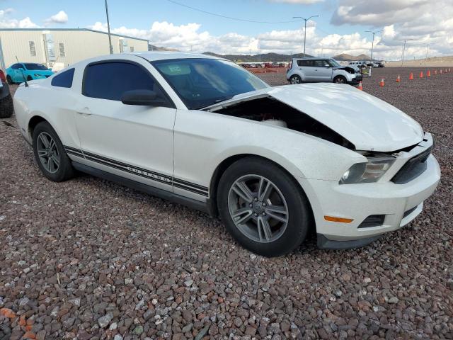 1ZVBP8AM7B5119851 - 2011 FORD MUSTANG WHITE photo 4