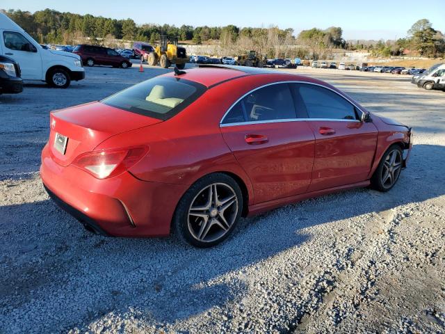 WDDSJ4EB2EN160162 - 2014 MERCEDES-BENZ CLA 250 RED photo 3