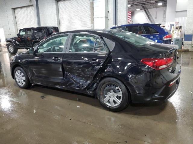 3KPA24AD2PE602486 - 2023 KIA RIO LX BLACK photo 2