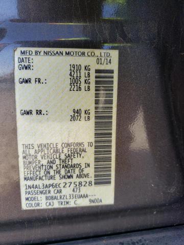 1N4AL3AP6EC275828 - 2014 NISSAN ALTIMA 2.5 GRAY photo 13