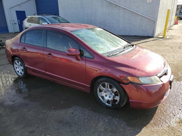 1HGFA16547L069641 - 2007 HONDA CIVIC LX BURGUNDY photo 4