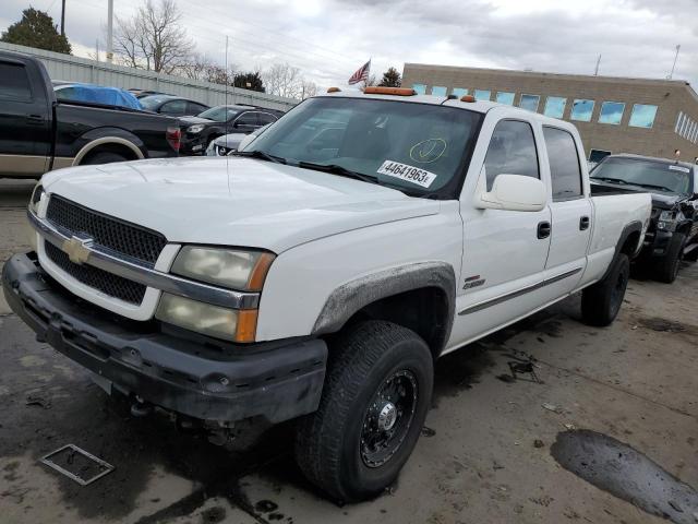 1GCHK33274F259678 - 2004 CHEVROLET SILVERADO K3500 WHITE photo 1