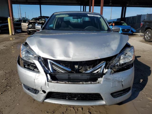 3N1AB7AP4EY266849 - 2014 NISSAN SENTRA S SILVER photo 5