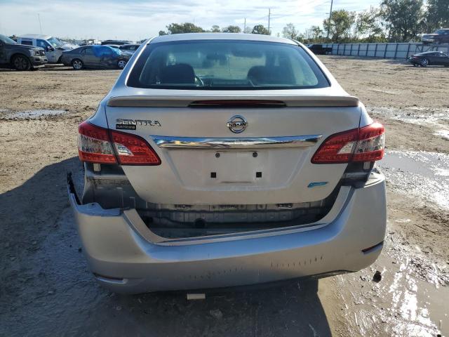 3N1AB7AP4EY266849 - 2014 NISSAN SENTRA S SILVER photo 6