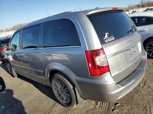 2C4RC1CG0DR646695 - 2013 CHRYSLER TOWN & COU TOURING L SILVER photo 2