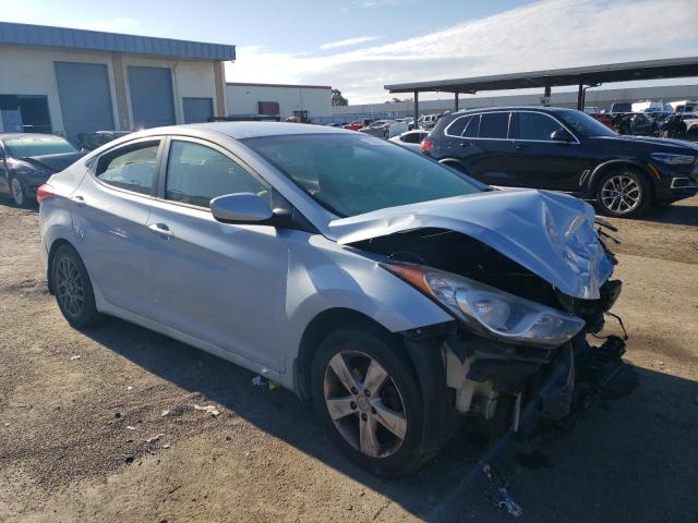 KMHDH4AE4DU531787 - 2013 HYUNDAI ELANTRA GLS BLUE photo 4