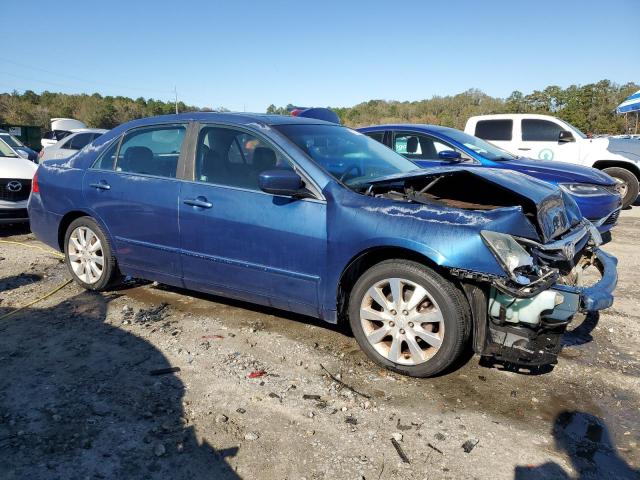 1HGCM66516A065175 - 2006 HONDA ACCORD EX BLUE photo 4