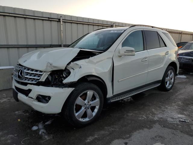 4JGBB8GB7BA733003 - 2011 MERCEDES-BENZ ML 350 4MATIC WHITE photo 1
