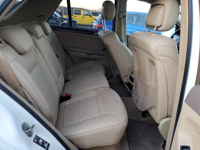 4JGBB8GB7BA733003 - 2011 MERCEDES-BENZ ML 350 4MATIC WHITE photo 11