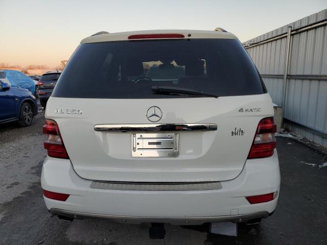 4JGBB8GB7BA733003 - 2011 MERCEDES-BENZ ML 350 4MATIC WHITE photo 6