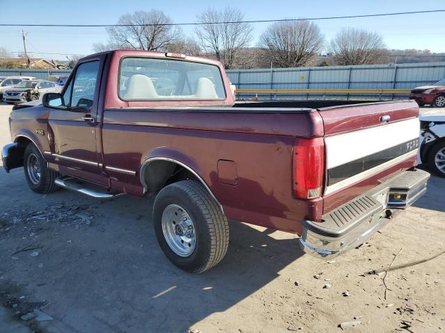 1FTEF15N6TLA94970 - 1996 FORD F150 MAROON photo 2