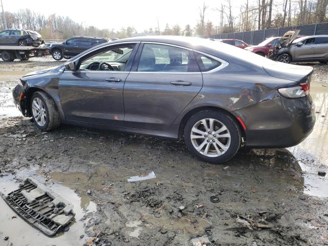 1C3CCCAB7FN529368 - 2015 CHRYSLER 200 LIMITED GRAY photo 2