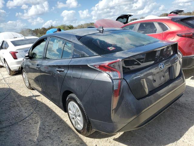 JTDKBRFU8J3060805 - 2018 TOYOTA PRIUS BLACK photo 2