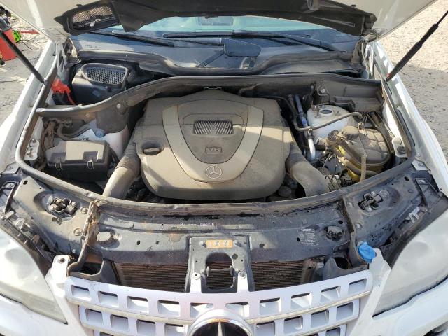 4JGBB5GB0AA611368 - 2010 MERCEDES-BENZ ML 350 WHITE photo 12