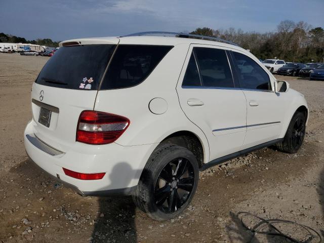 4JGBB5GB0AA611368 - 2010 MERCEDES-BENZ ML 350 WHITE photo 3