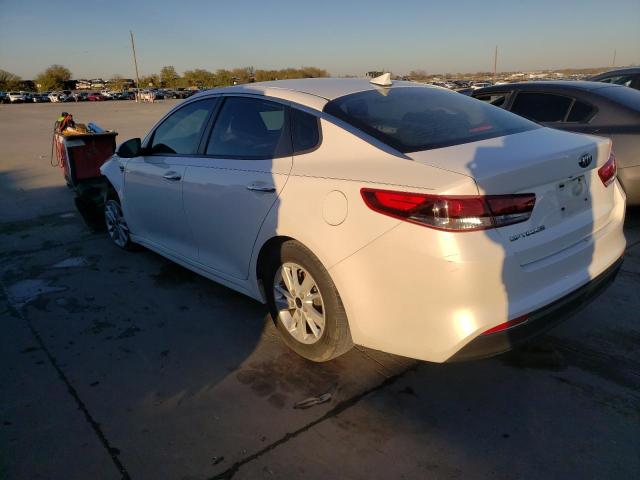 KNAGT4L34H5161854 - 2017 KIA OPTIMA LX WHITE photo 2