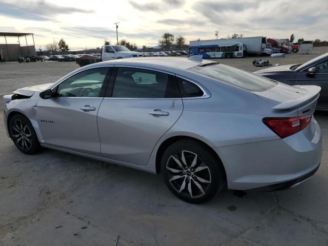 1G1ZG5ST7MF059257 - 2021 CHEVROLET MALIBU RS SILVER photo 2