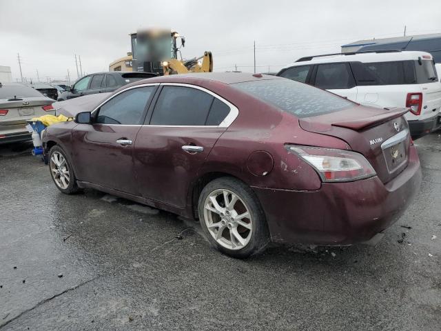 1N4AA5AP8CC868685 - 2012 NISSAN MAXIMA S RED photo 2