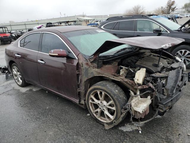 1N4AA5AP8CC868685 - 2012 NISSAN MAXIMA S RED photo 4