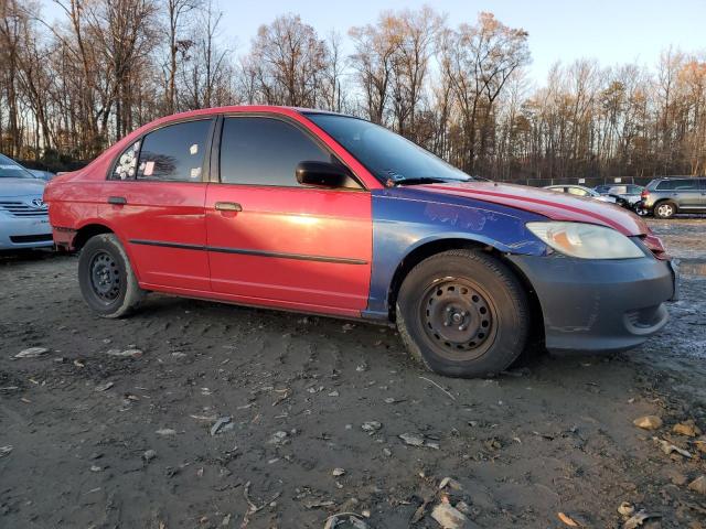 1HGES163X5L017029 - 2005 HONDA CIVIC DX VP Qırmızı foto 4