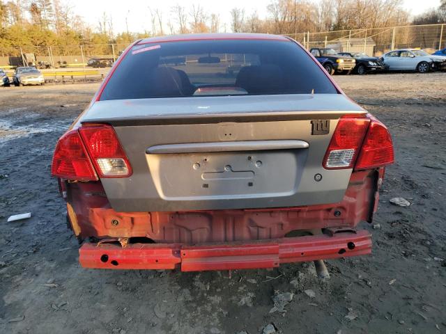 1HGES163X5L017029 - 2005 HONDA CIVIC DX VP Qırmızı foto 6